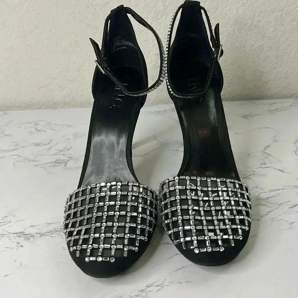 INC Womens Black Jaspen Round Toe Stiletto - Picture 3 of 10